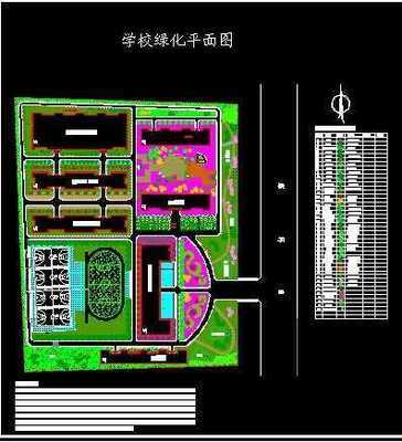 某學(xué)校綠化平面圖免費(fèi)下載與園林綠化工程施工要點(diǎn)